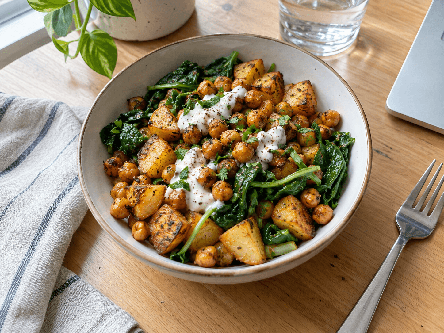 Crispy Air Fryer Potato Bowl