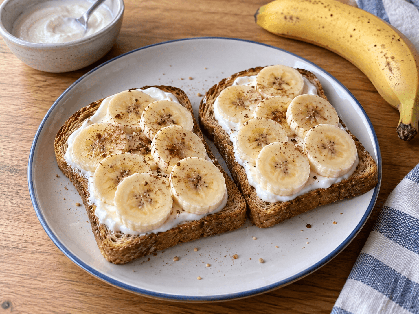 Banana Yogurt Toast