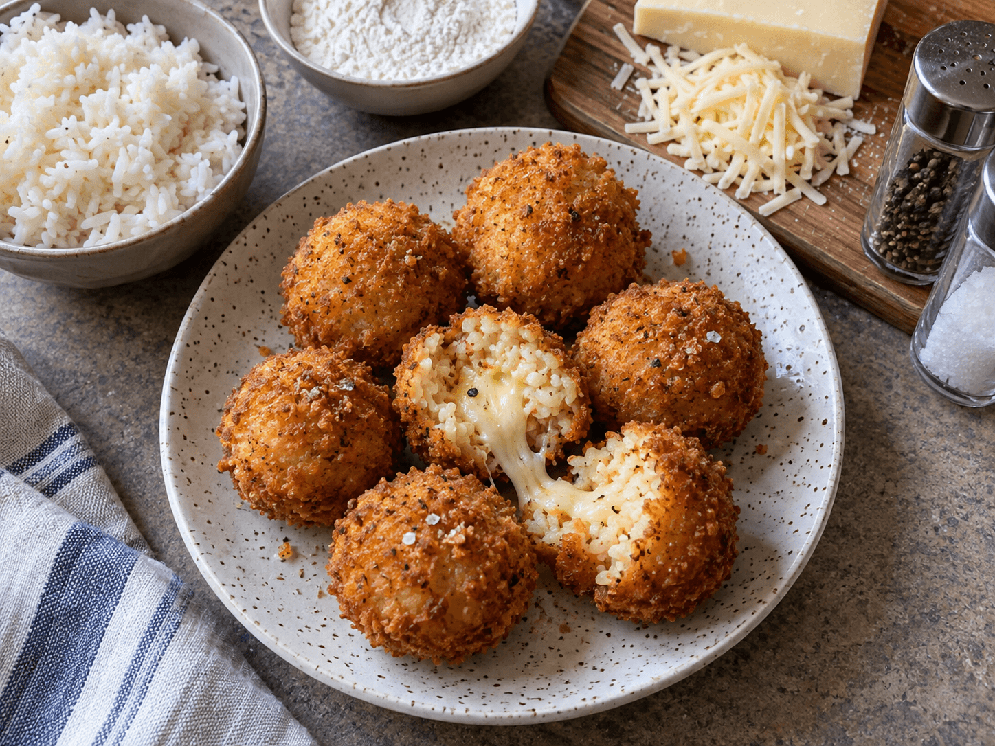 Crispy Fried Rice Balls