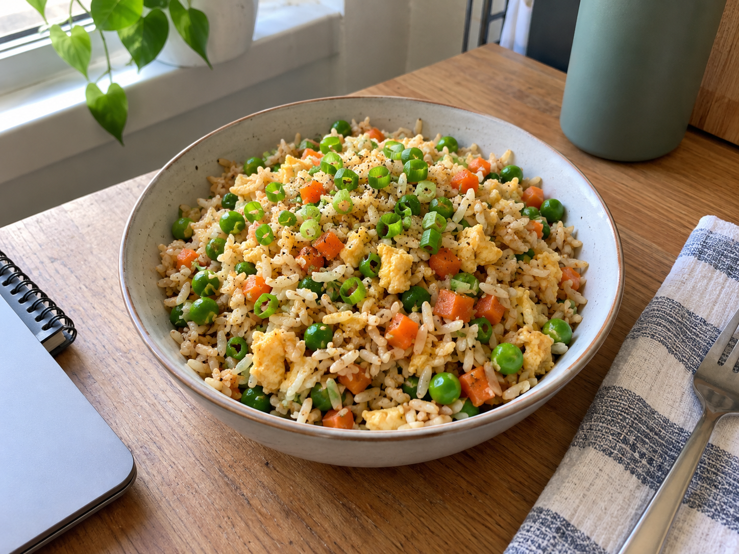 One-Pan Egg Fried Rice