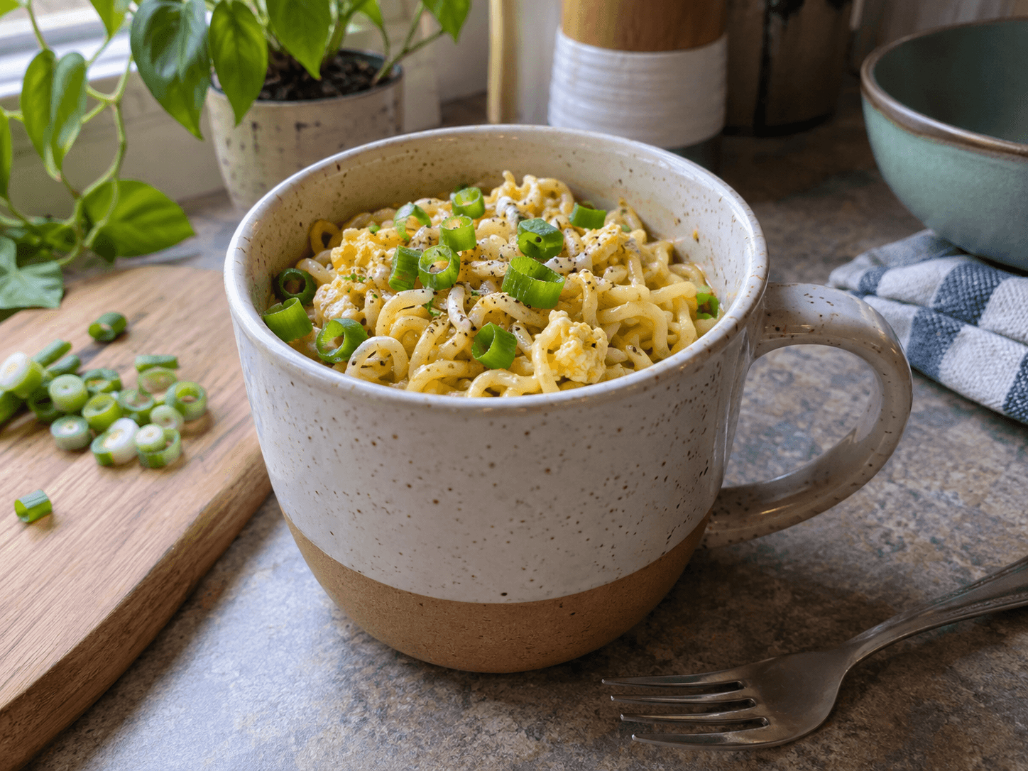 Microwave Egg Noodle Mug