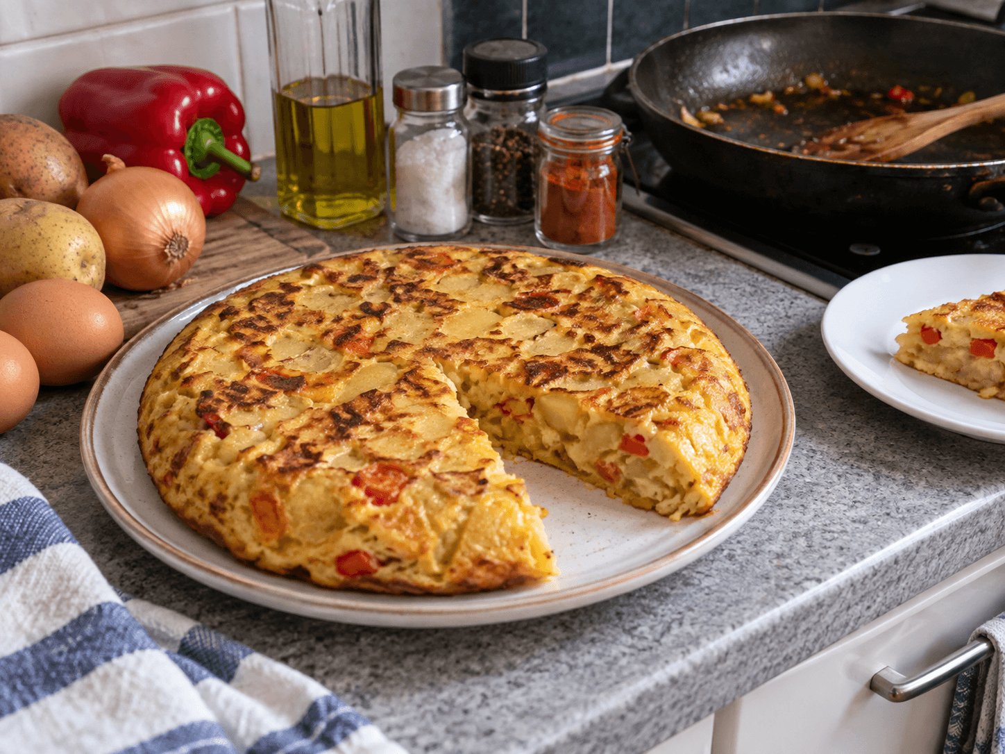 Student Spanish-Style Potato Egg